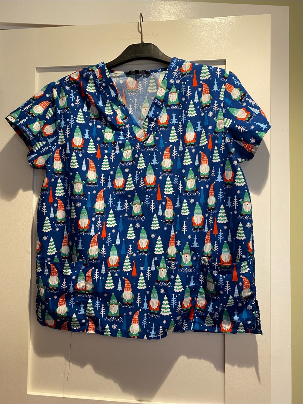 Cassandra O Blue Printed Women’s Top
